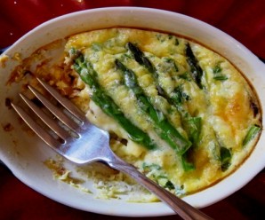 Aspa-Onion omelet