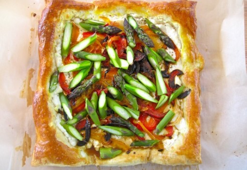 Asparagus tart
