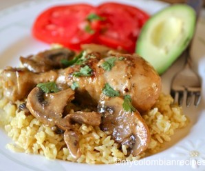 Chicken with Mushroom sauce
