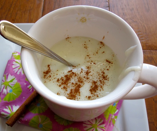 Colada de Maizena is a popular thick hot Colombian drink made with milk, 
