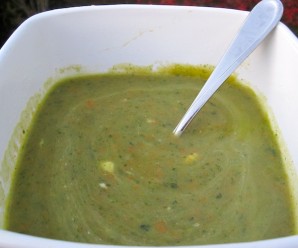Spinach and Potato Soup with Dill
