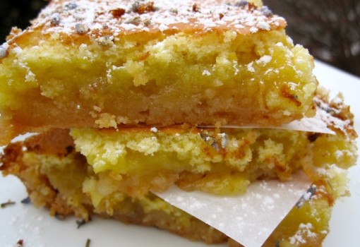 Lemon lavender Bars by Joy the baker