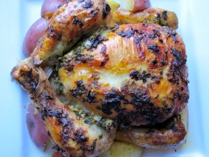 Colombian style roasted chicken