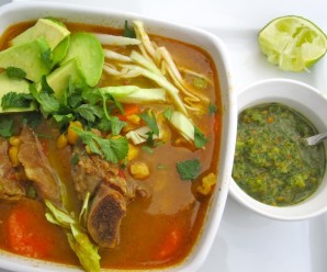 cuchuco de Maiz con espinazo