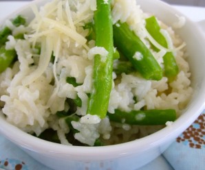 Creamy Asparagus and Lemon Rice