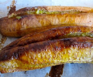 baked ripe plantain