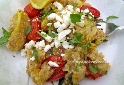 Quinoa con Vegetales Asados (Quinoa with Roasted Vegetables)