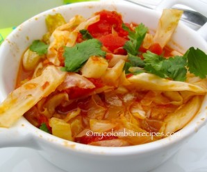 Repollo Guisado (Colombian-Style Stewed Cabbage)