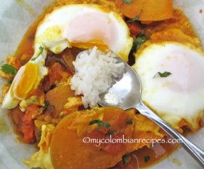 Sudado o Sudao de Huevo (Colombian-Style Egg Stew)