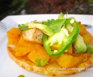 Roasted Butternut Squash, Apple and Jalapeño Flatbread