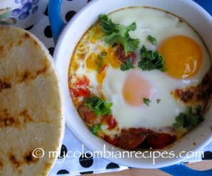 huevos con chorizo