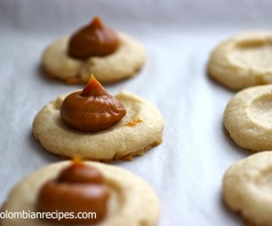 Dulce de Leche Thumbprint Cookies