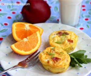 Bacon, Ham and Cheese Mini Frittatas