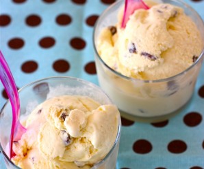 Helado de Ron con Pasas (Rum and Raisins Ice Cream)