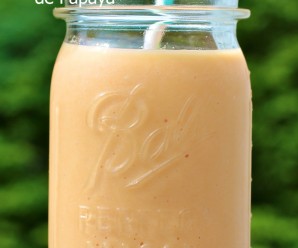 Batido de Papaya (Colombian Papaya Smoothie)