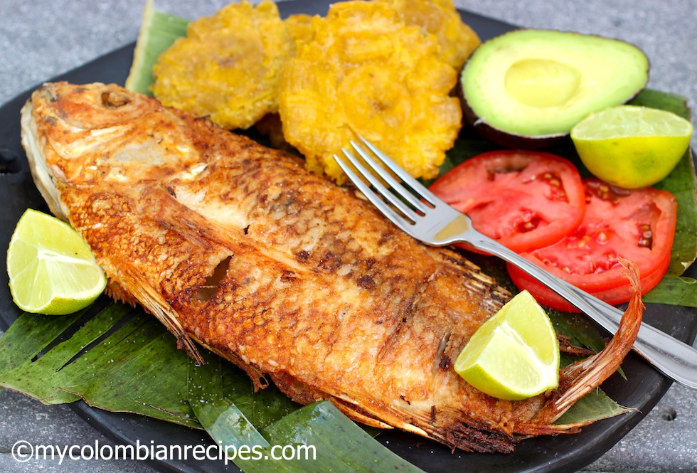 Pescado Frito Colombiano (kolumbijský-Style Fried Whole Fish)