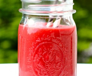 Boxeador (Beets, Banana and Papaya Cocktail)