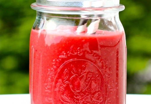 Boxeador (Beets, Banana and Papaya Cocktail)