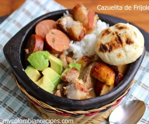 Cazuelita de Frijoles (Colombian Beans Cazuela)