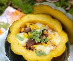 Capón de Ahuyama (Stuffed Squash or Pumpkin)
