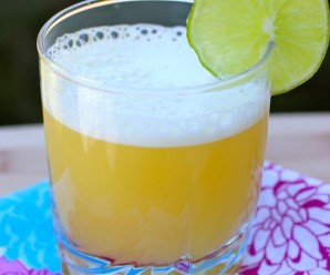 Aguardiente Sour (Orange and Aguardiente Cocktail)