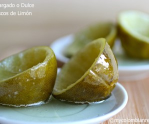 Dulce de Cascos de Limón (Candied Lime Shells)