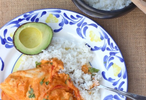 Receta de Pollo en Leche de Coco