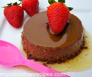 Receta de Flan de Chocolate