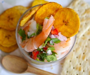 Ceviche de Camarón con Coco (Coconut Shrimp Ceviche)