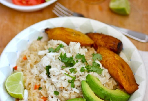 Arroz Atollado de Cangrejo (Crab and Coconut Creamy Rice) |mycolombianrecipes.com