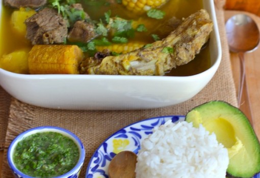 Sancocho Antioqueño o Paisa (Paisa Region Soup) |mycolombianrecipes.com