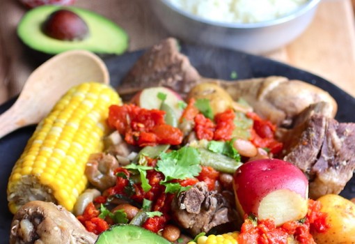 Cocido Boyacense (Boyacá Region Stew)|mycolombianrecipes.com