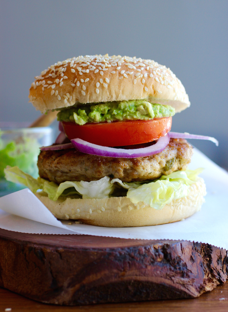 TurkeyPoblano Pepper Burgers My Colombian Recipes