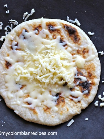 These arepas or corn cakes are popular in Colombia and Venezuela. |mycolombianrecipes.com