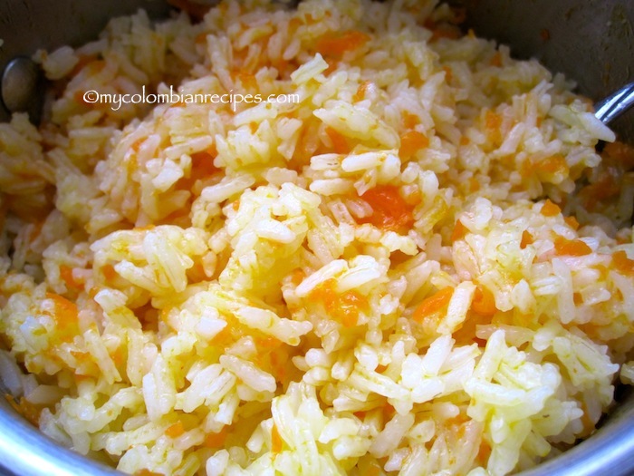 Arroz con Zanahoria (Rice with Carrots)