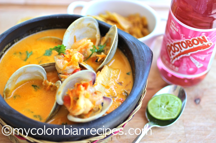 Cazuela de Mariscos a la colombiana