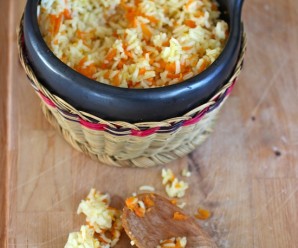 Arroz con Zanahoria (Rice with Carrots) |mycolombianrecipes.com