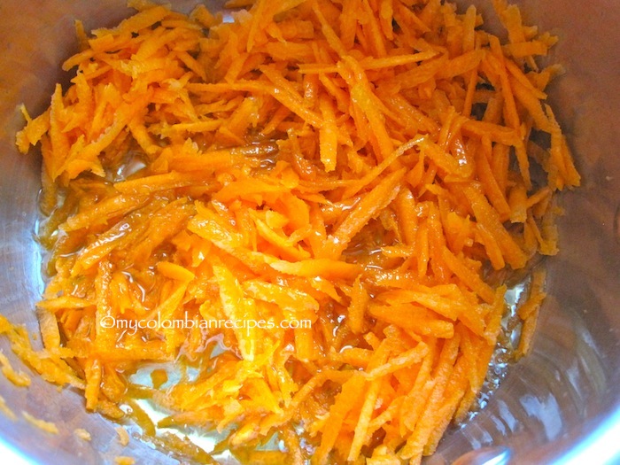 Carrot rice (rice with carrots) Carrot rice (rice with carrots)