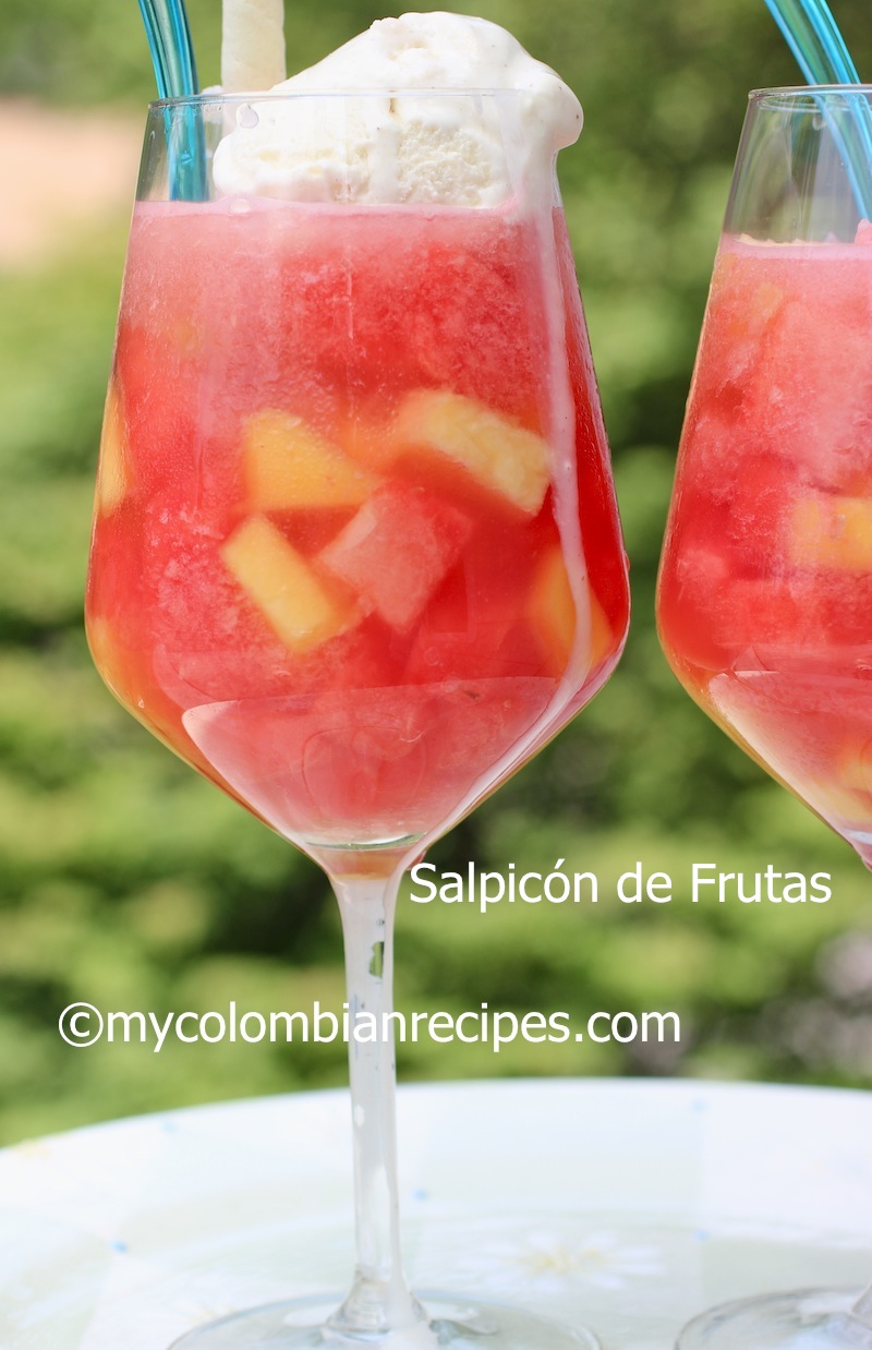 Salpicón de Frutas (Colombian Fruit Cocktail) | My Colombian Recipes