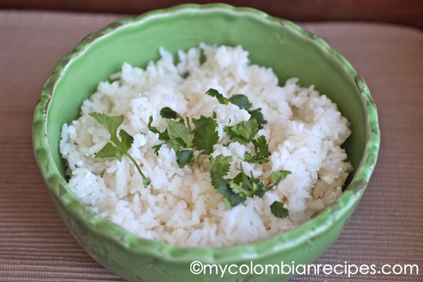 Receta de Arroz con Coco Blanco 