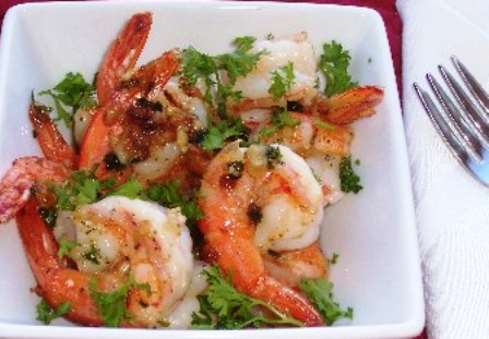 Receta de Camarones al Ajillo