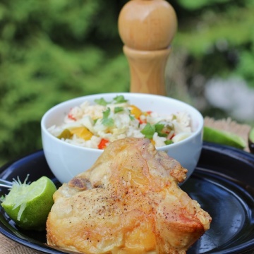 Chicken with Honey and Lime (Pollo al Limón y Miel) |mycolombianrecipes.com