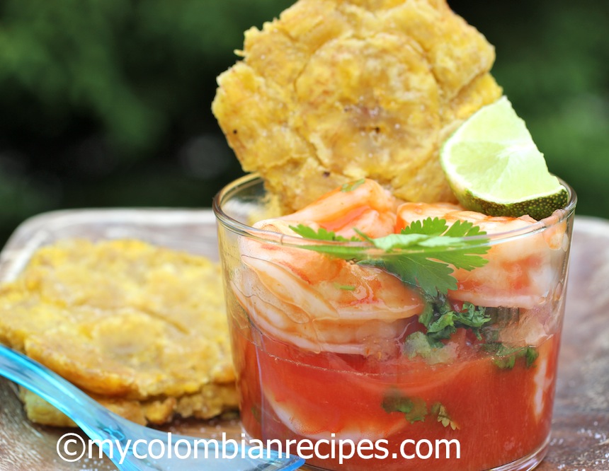 Receta de Ceviche de camarones Colombia