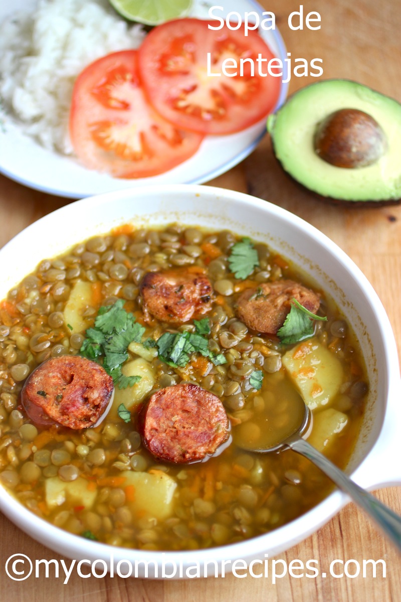 Sopa de Lentejas Colombiana