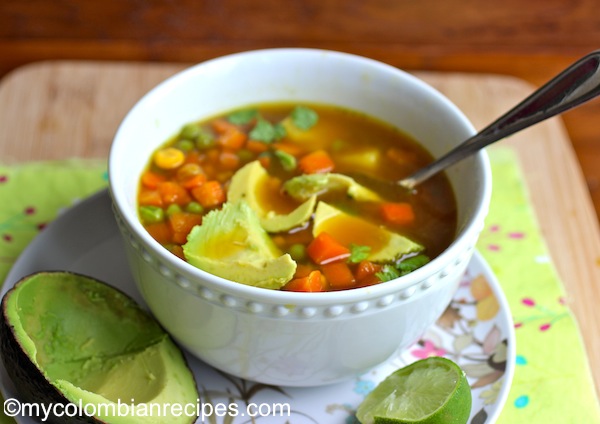 Recetas Colombianas-Sopa de Verduras