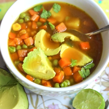Sopa de Verduras (Vegetable Soup) |mycolombianrecipes.com
