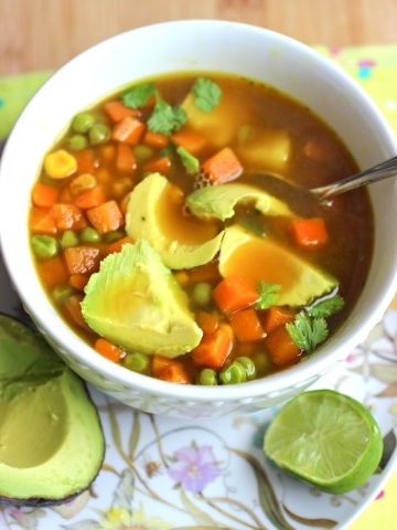 Sopa de Verduras (Vegetable Soup) |mycolombianrecipes.com