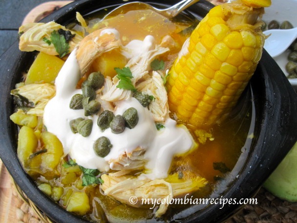 Ajiaco Colombiano (Colombian Chicken and Potato Soup) - My Colombian Recipes