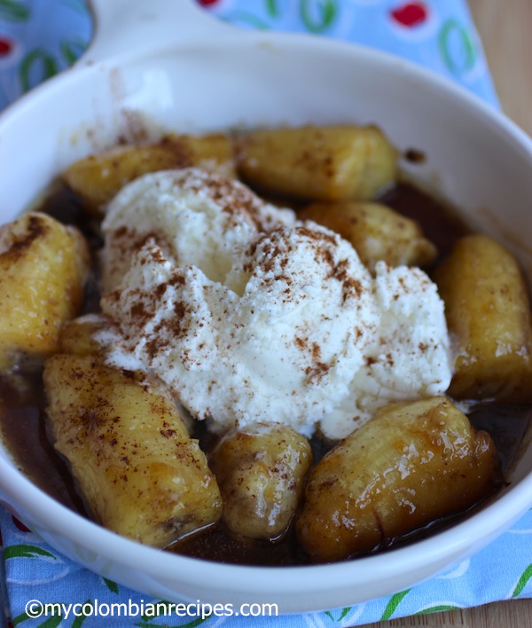 Bananos Calados Colombianos (Fried Bananas) |mycolombianrecipes.com