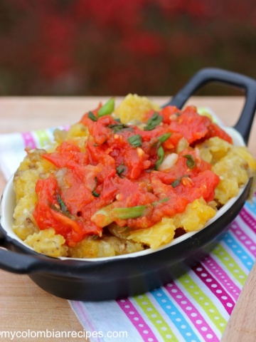 Boronia (Colombian Mashed Eggplant and Plantain) |mycolombianrecipes.com